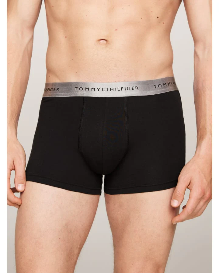 TOMMY HILFIGER UM0UM03411_0TU 3-Pack Metallic Logo Trunks Gift Set - GOLD/GOLD/GOLD (Copy) - Image 6