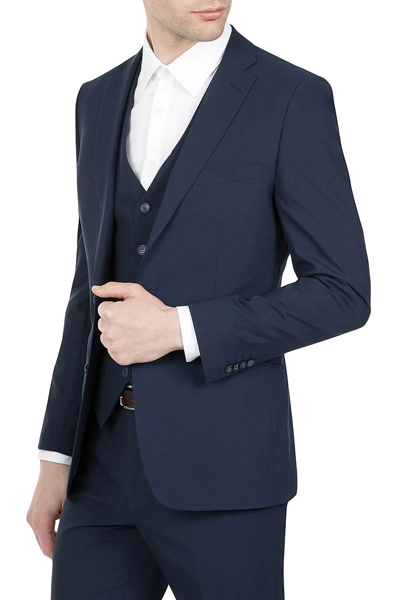 UBERSTONE Jack Skinny Jacket 3124 - Blue - Image 2