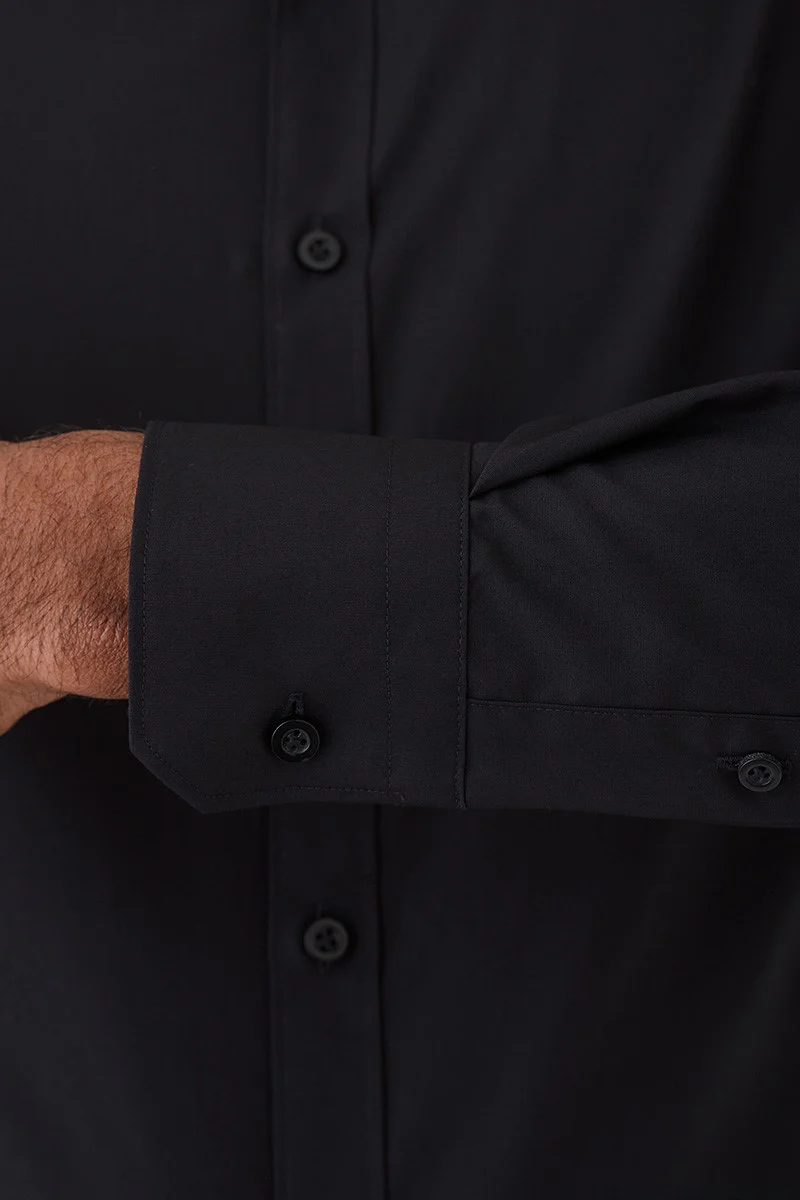 UBERSTONE KEMBA FGC054 Long Sleeve Shirt - Black - Image 3