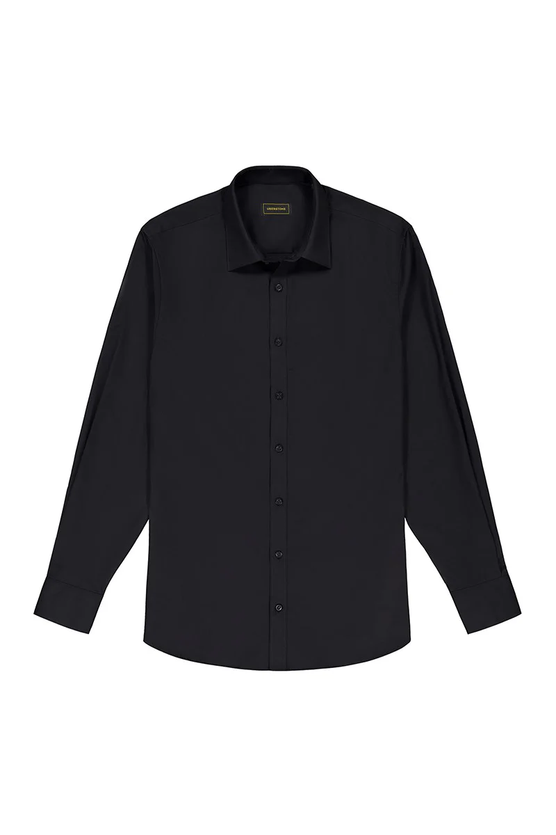 UBERSTONE KEMBA FGC054 Long Sleeve Shirt - Black - Image 4