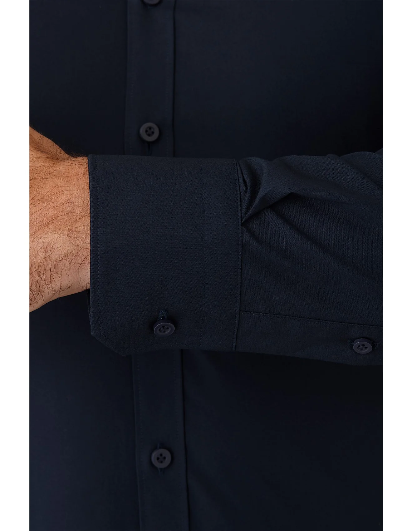 UBERSTONE KEMBA FGC054 Long Sleeve Shirt - Navy - Image 4