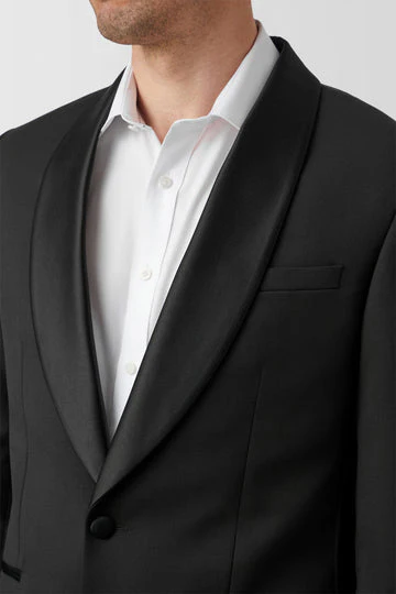 UBERSTONE Finnick 8002 Shawl Dinner Jacket - Black - Image 4