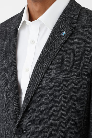 UBERSTONE ZELLER SPORTS JACKET PUCR000002 - Charcoal - Image 4