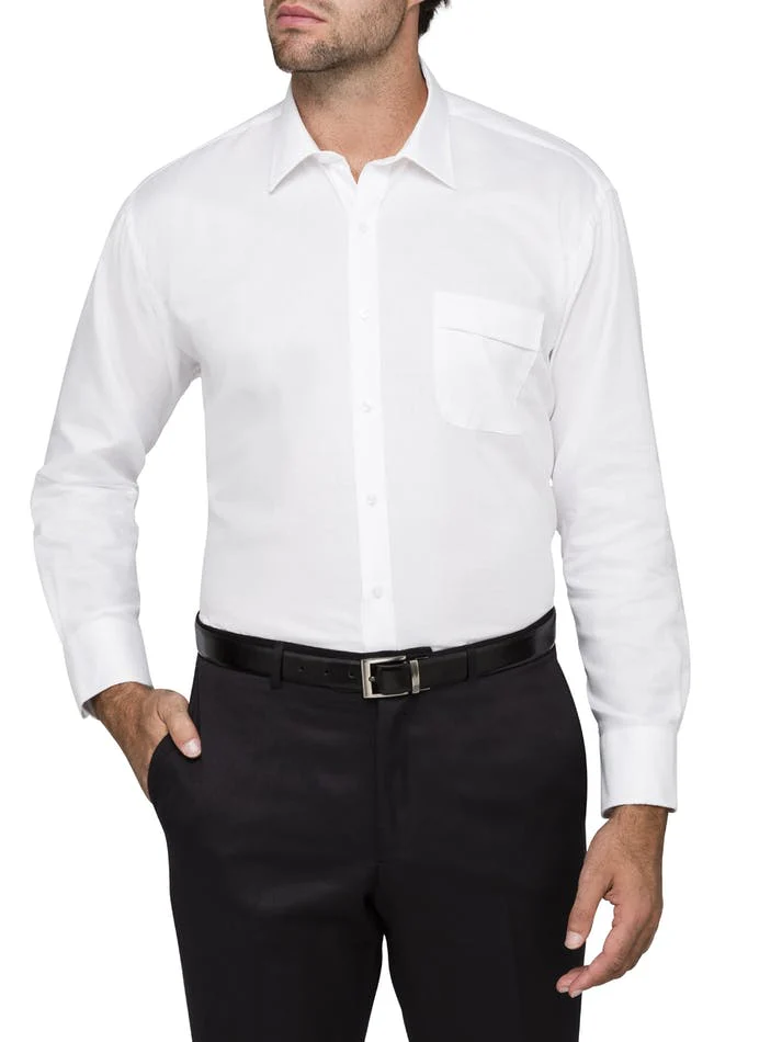 Van Heusen A101 CLASSIC RELAXED FIT SHIRT - White - Image 3