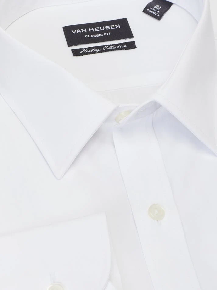Van Heusen A101 CLASSIC RELAXED FIT SHIRT - White - Image 4