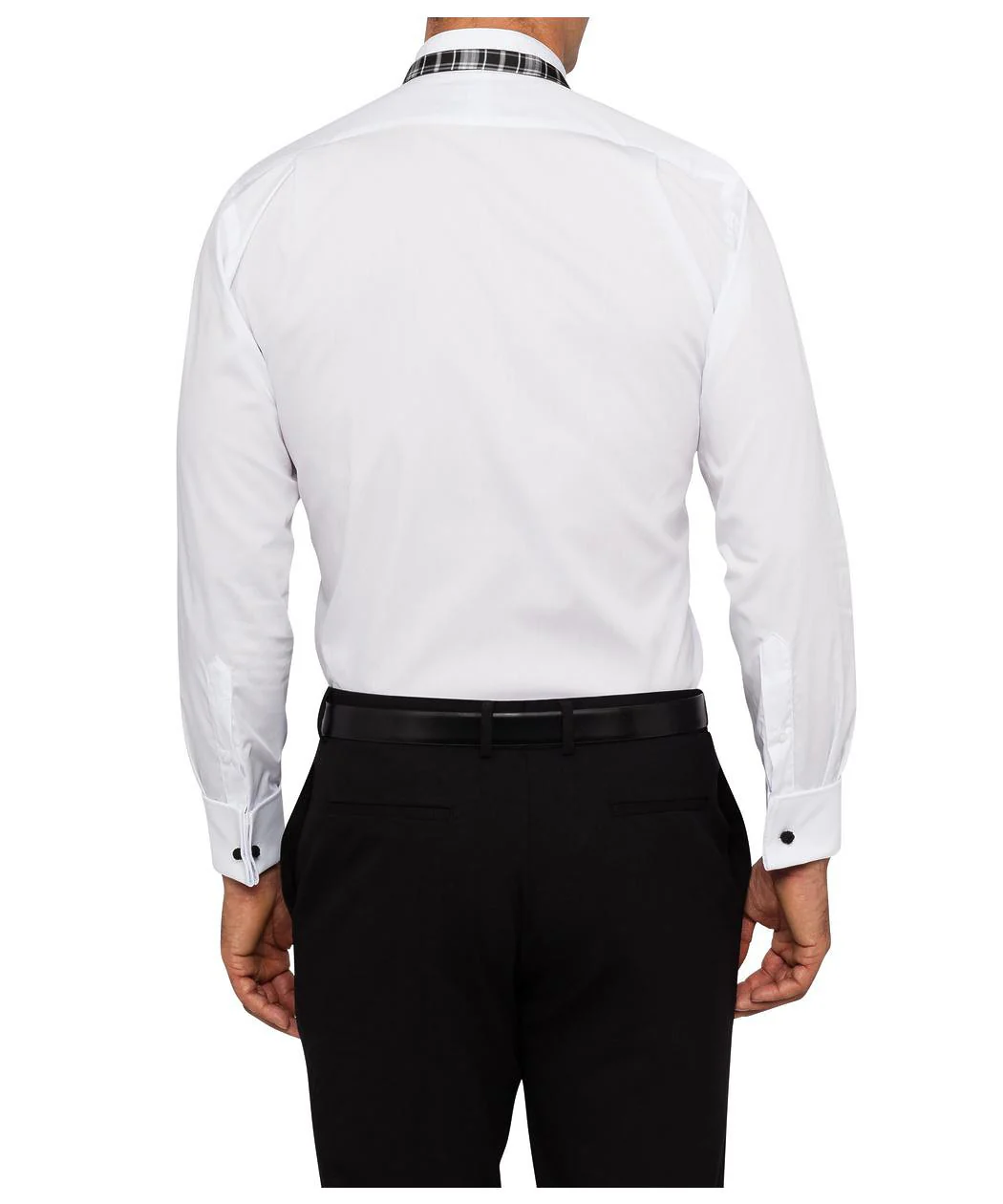 VAN HEUSEN E158 EURO TAILORED FIT TUXEDO SHIRT WITH WING COLLAR - Image 4