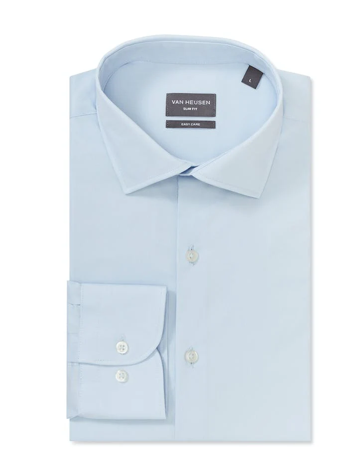 Van Heusen SLIM FIT STRETCH SHIRT VSSR311U_BSKY - Blue - Image 2