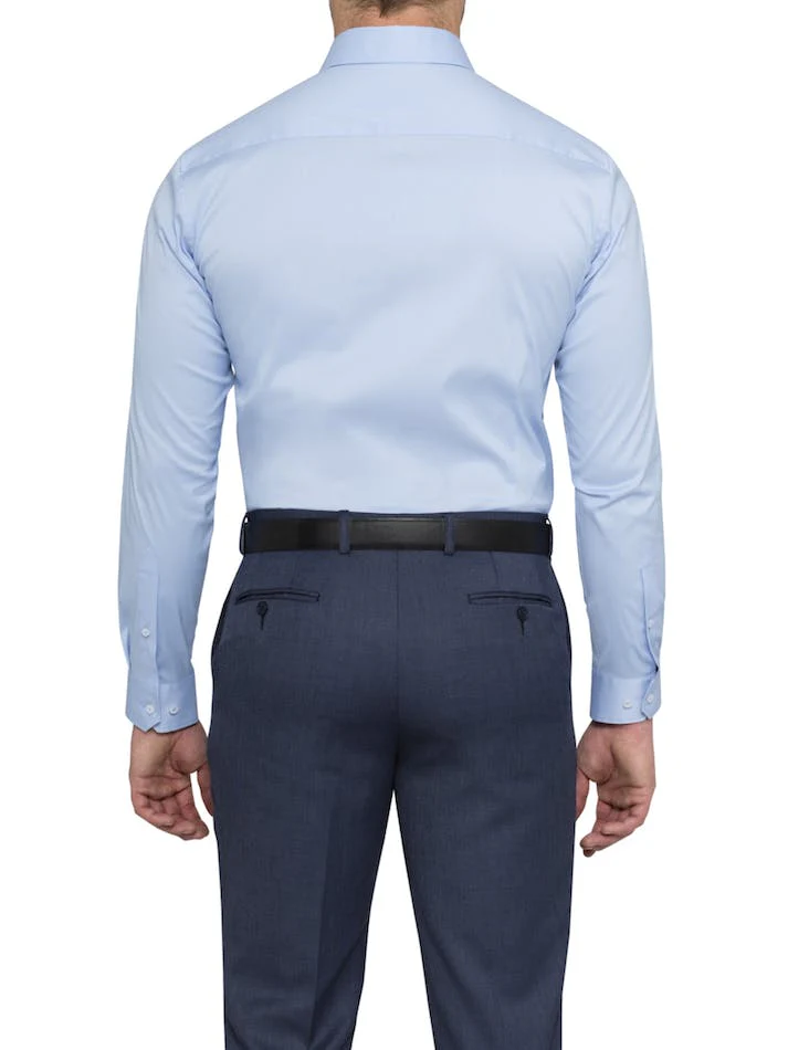 Van Heusen SLIM FIT STRETCH SHIRT VSSR311U_BSKY - Blue - Image 4
