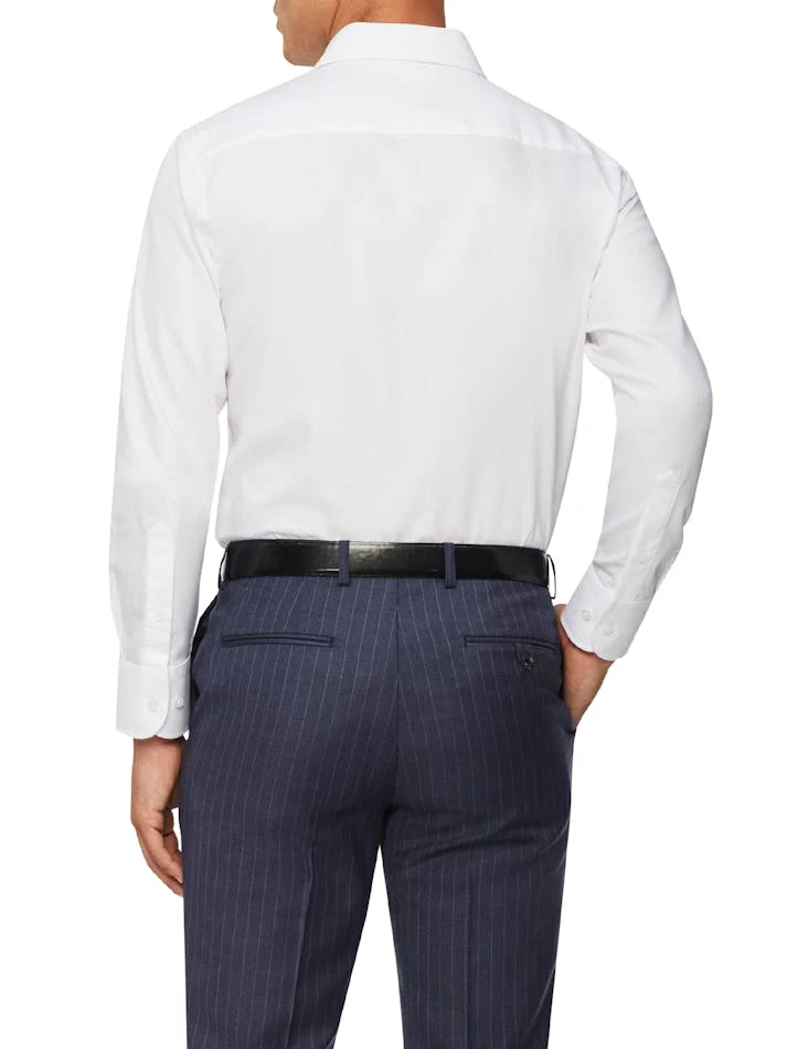 VAN HEUSEN VSSK1420K_R JUMBO TWILL SLIM FIT SHIRT - White - Image 3