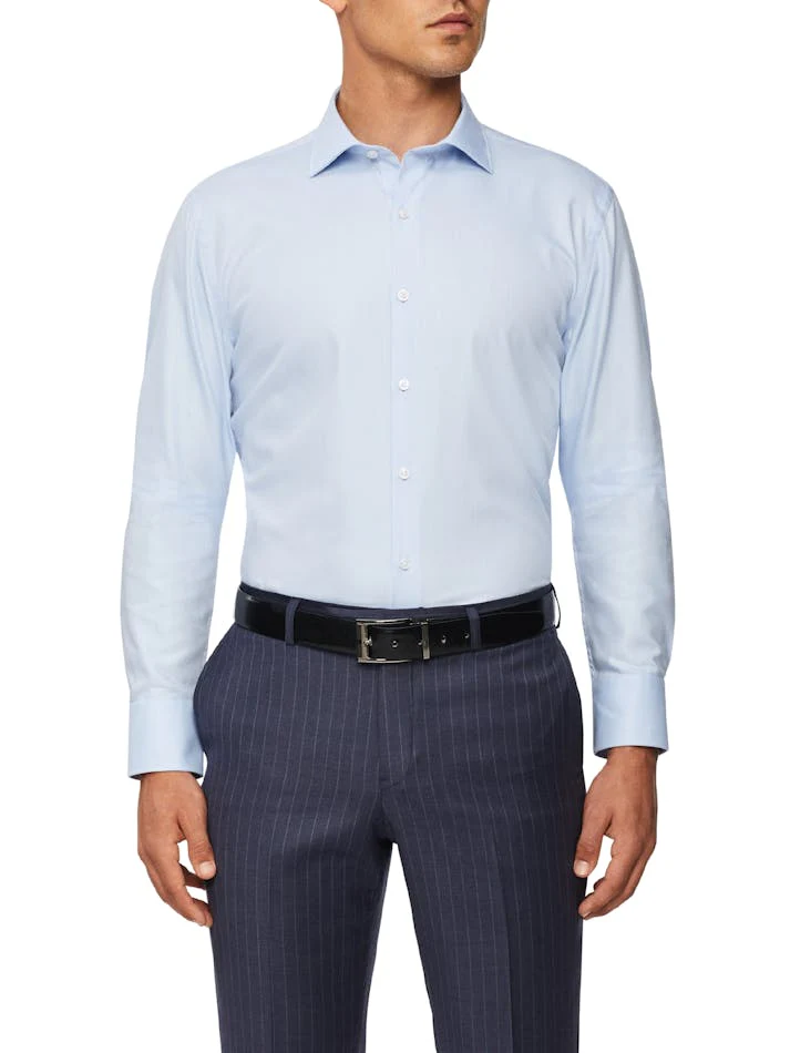 VAN HEUSEN VSSK1427K_R Jumbo Twill Shirt - Blue