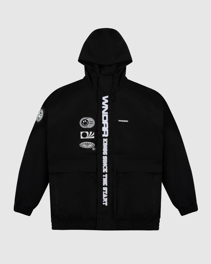 WNDRR AMPLIFY SPRAY JACKET - BLACK