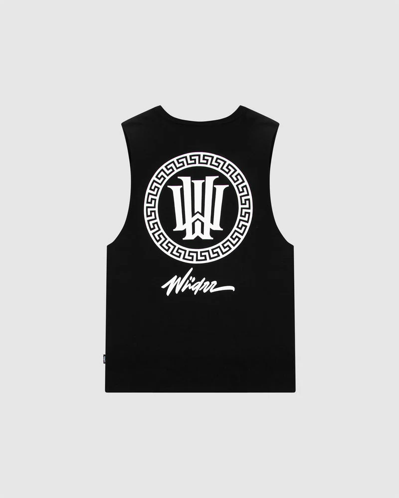 WNDRR APOLLO MUSCLE TOP - BLACK - Image 3