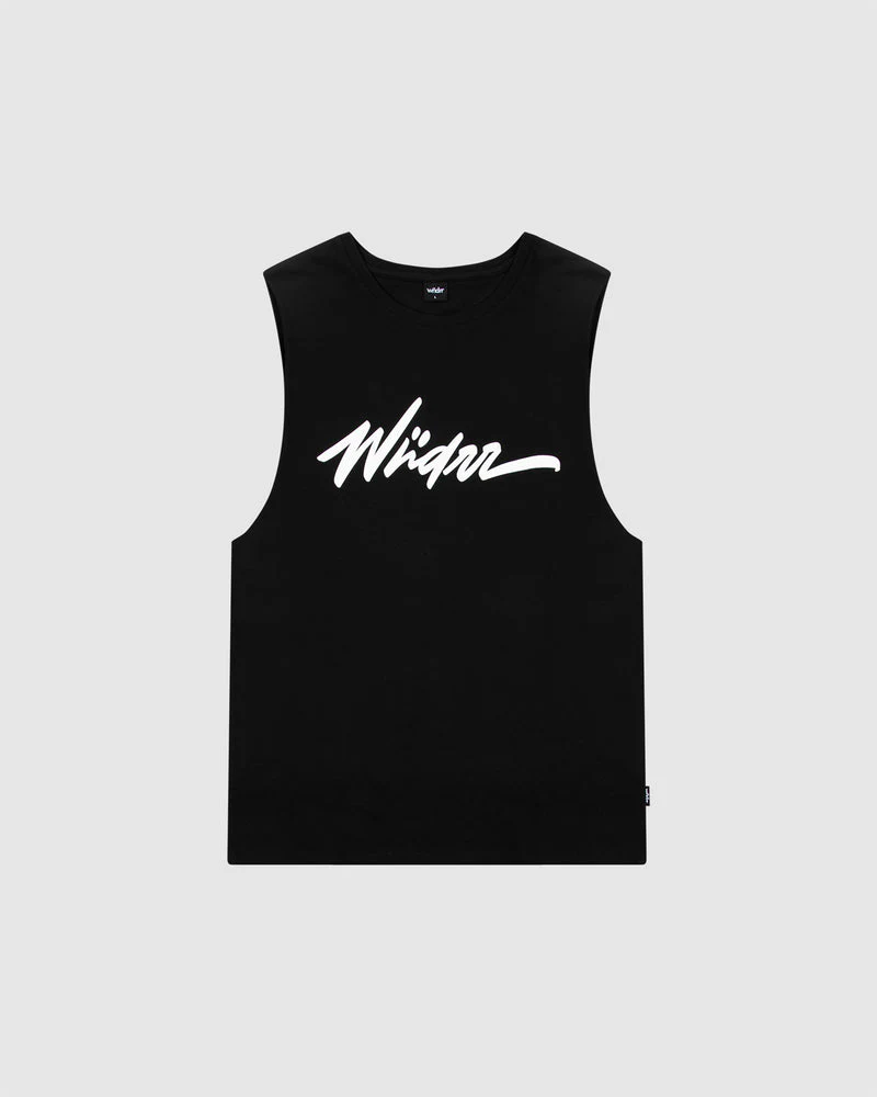 WNDRR APOLLO MUSCLE TOP - BLACK - Image 4