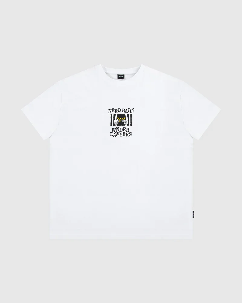WNDRR Bail Box Fit Tee- White - Image 3