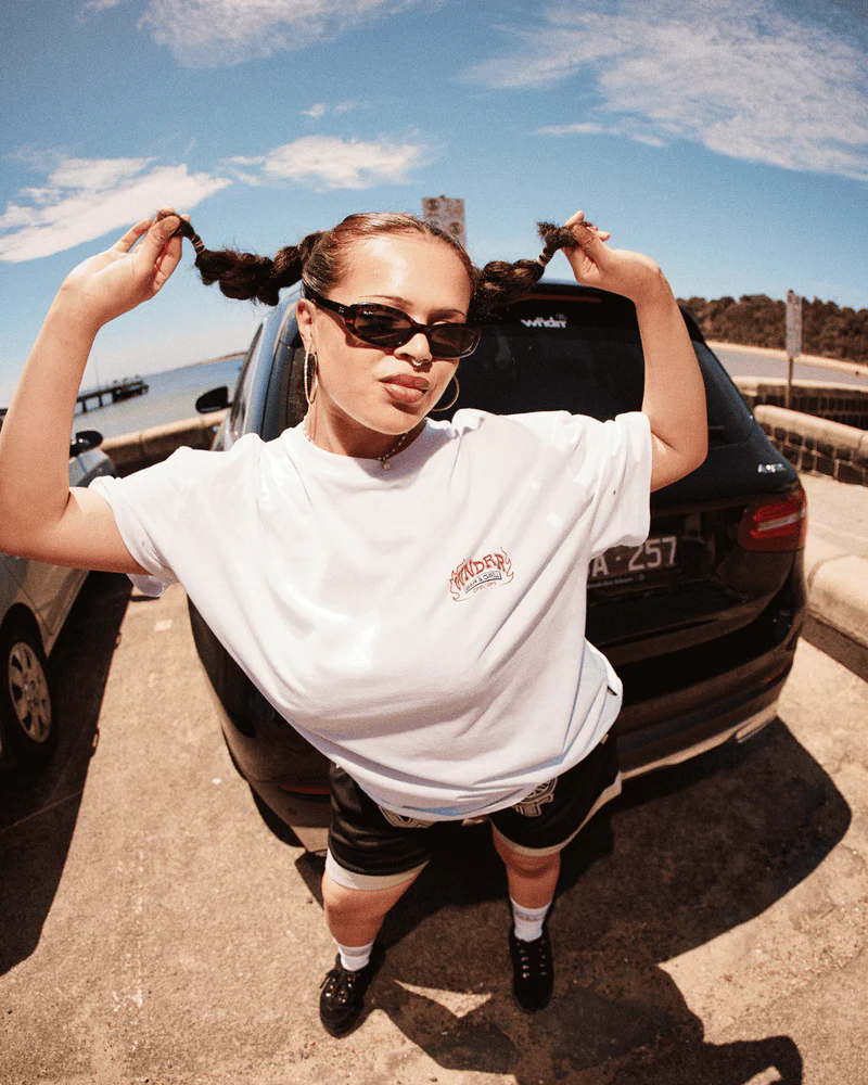 WNDRR BAR and GRILL BOX FIT TEE - White - Image 4