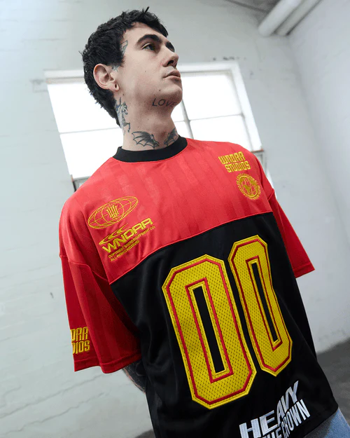 WNDRR Dynasty Quarterback Jersey - Red/Black - Image 2