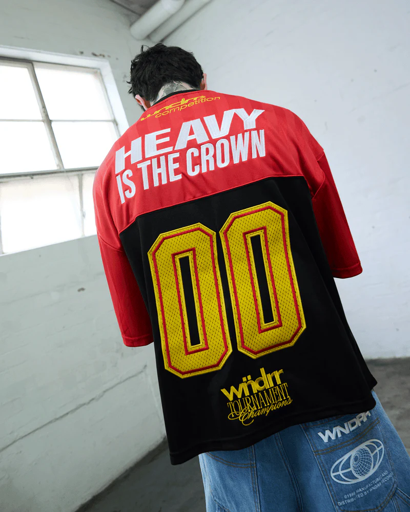 WNDRR Dynasty Quarterback Jersey - Red/Black - Image 3