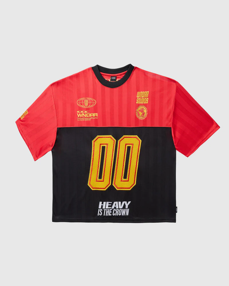 WNDRR Dynasty Quarterback Jersey - Red/Black - Image 4