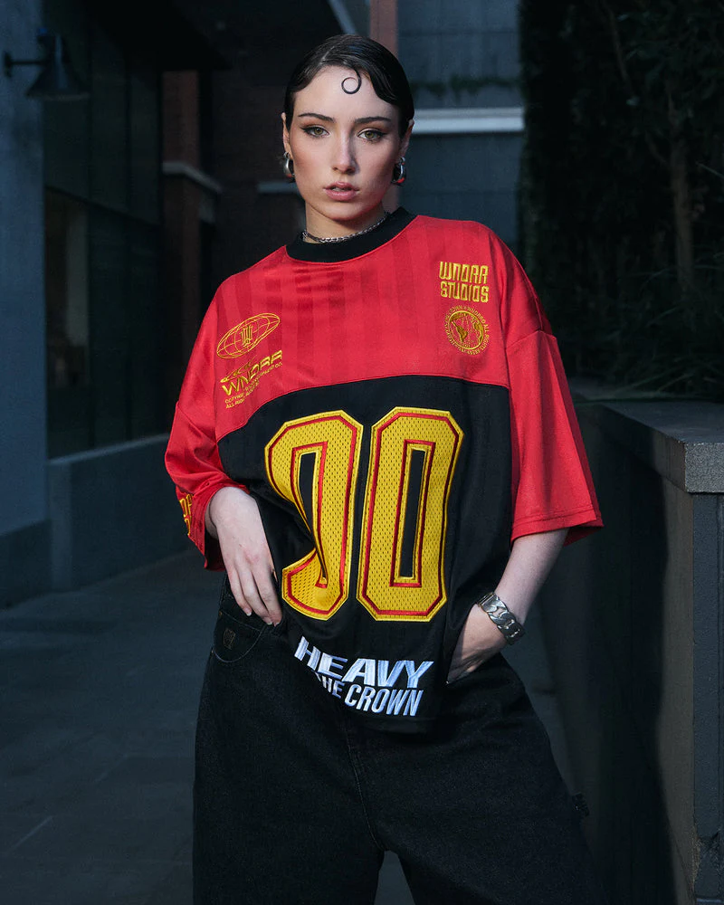 WNDRR Dynasty Quarterback Jersey - Red/Black - Image 6