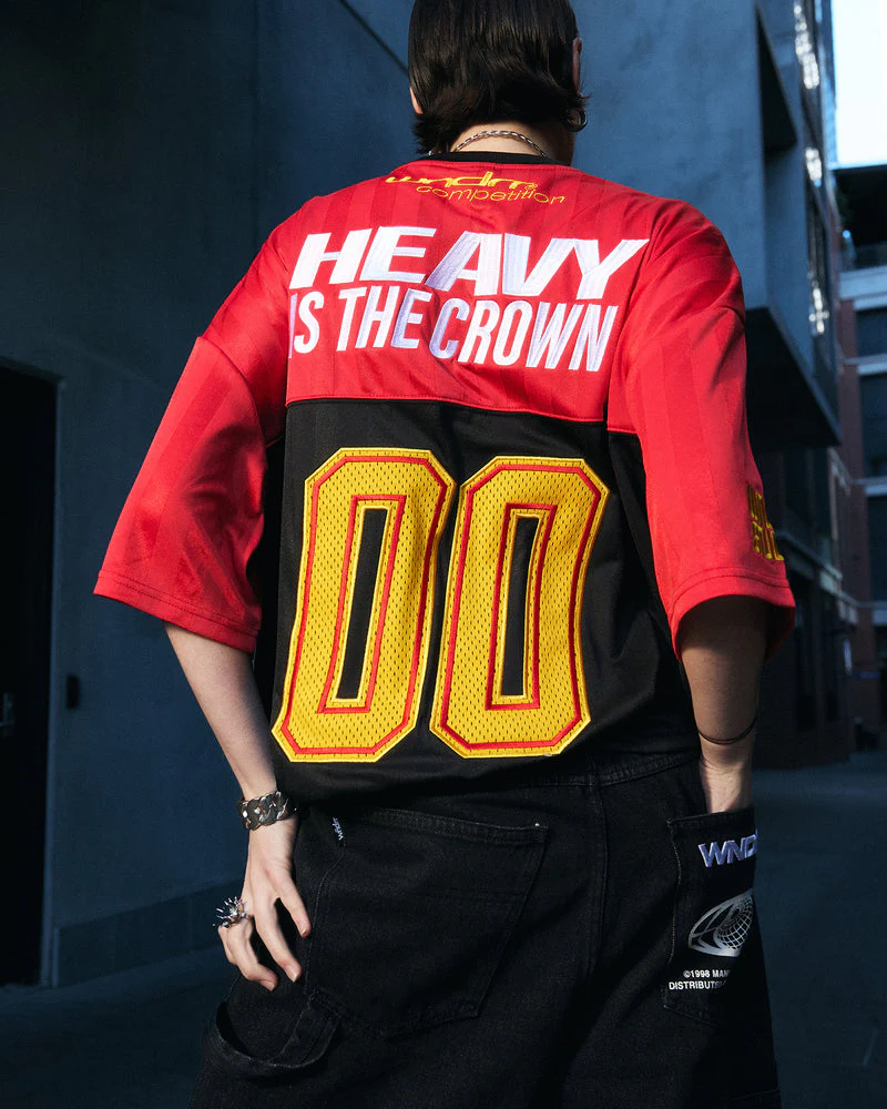 WNDRR Dynasty Quarterback Jersey - Red/Black - Image 7