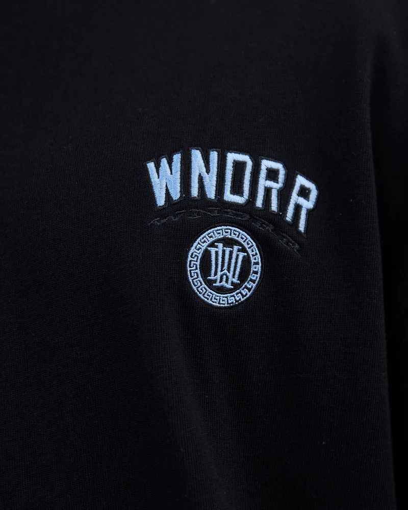 WNDRR EMPORIUM HEAVY WEIGHT TEE - BLACK - Image 6