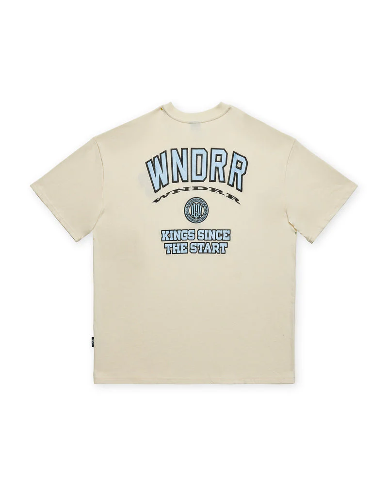 WNDRR EMPORIUM HEAVY WEIGHT TEE - Off White - Image 2