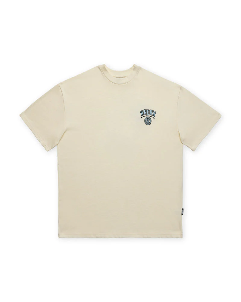 WNDRR EMPORIUM HEAVY WEIGHT TEE - Off White - Image 4