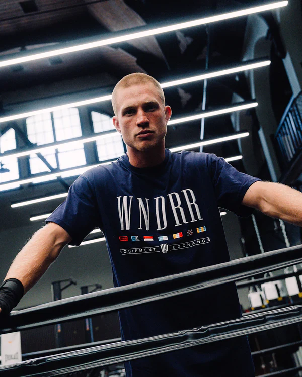 WNDRR EXCHANGE CUSTOM FIT TEE - NAVY