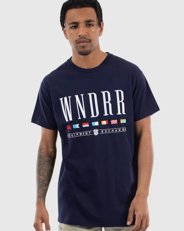 WNDRR EXCHANGE CUSTOM FIT TEE - NAVY - Image 2