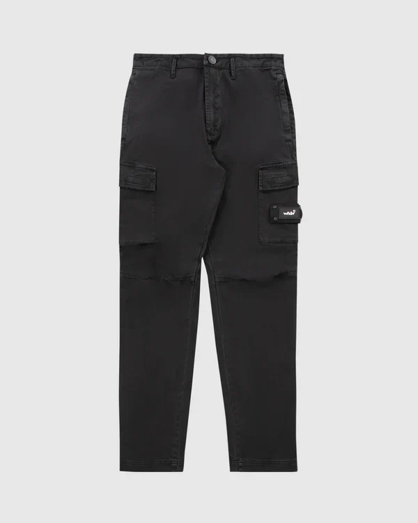 WNDRR FAIRFAX CARGO PANT - BLACK - Image 6