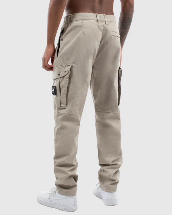WNDRR FAIRFAX CARGO PANT - STONE - Image 3
