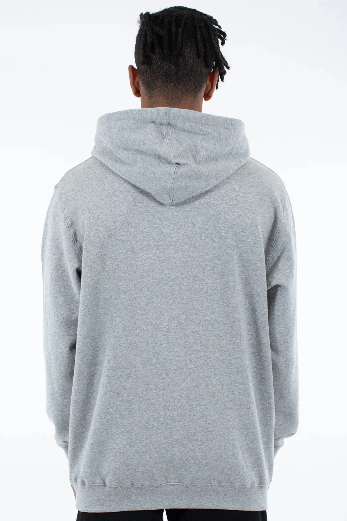 WNDRR FLIGHTS HOOD SWEAT - GREY MARLE - Image 2