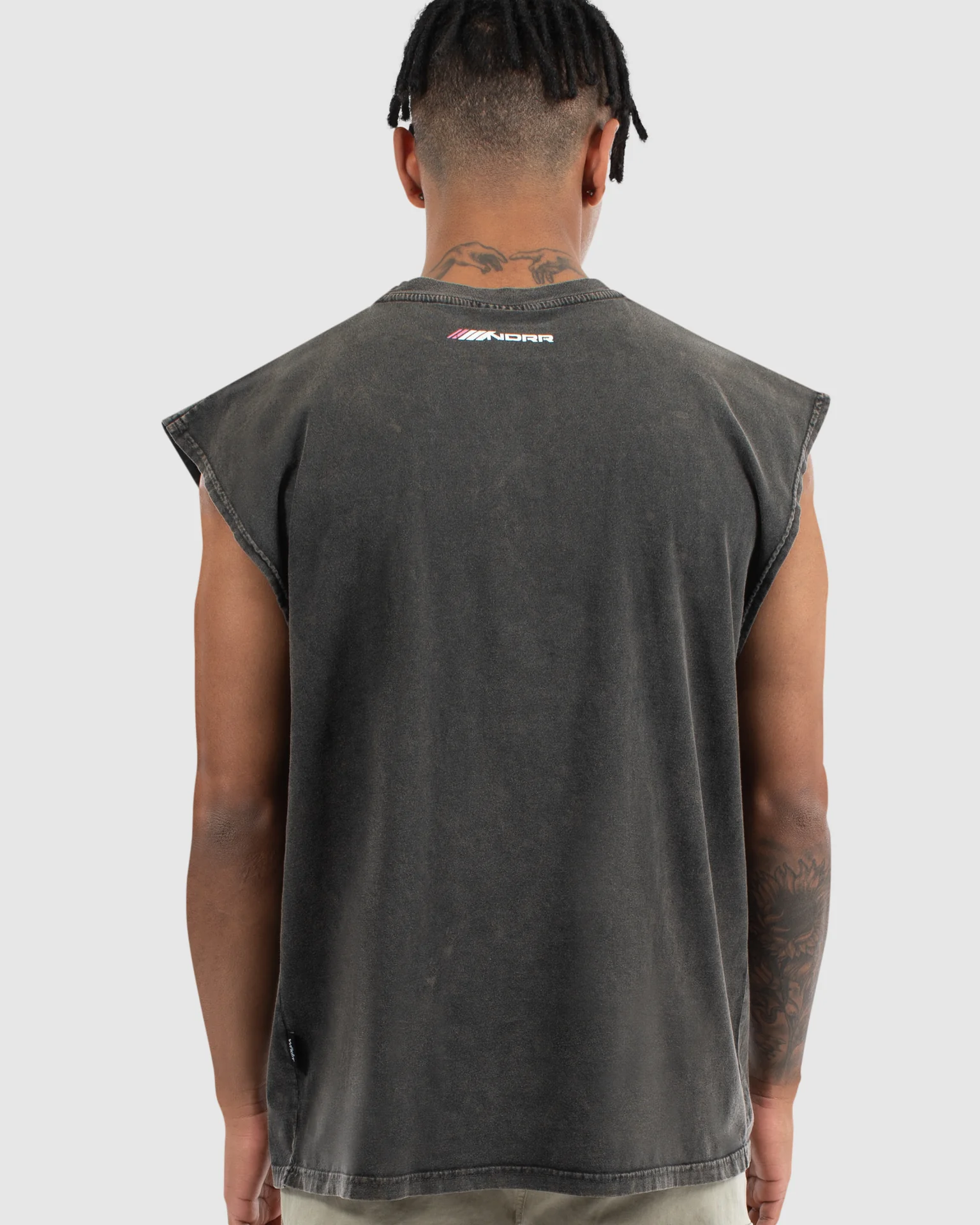 WNDRR Haruna Vintage Muscle - Washed Black - Image 6