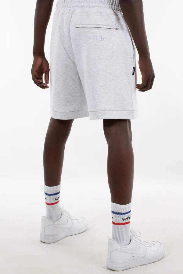 WNDRR HOXTON TECH TRACKSHORT - White Marle - Image 2