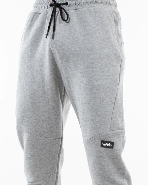 WNDRR HOXTON V2 TECH TRACKPANT - Grey Marle - Image 2