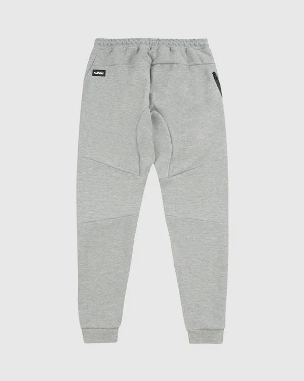 WNDRR HOXTON V2 TECH TRACKPANT - Grey Marle - Image 5