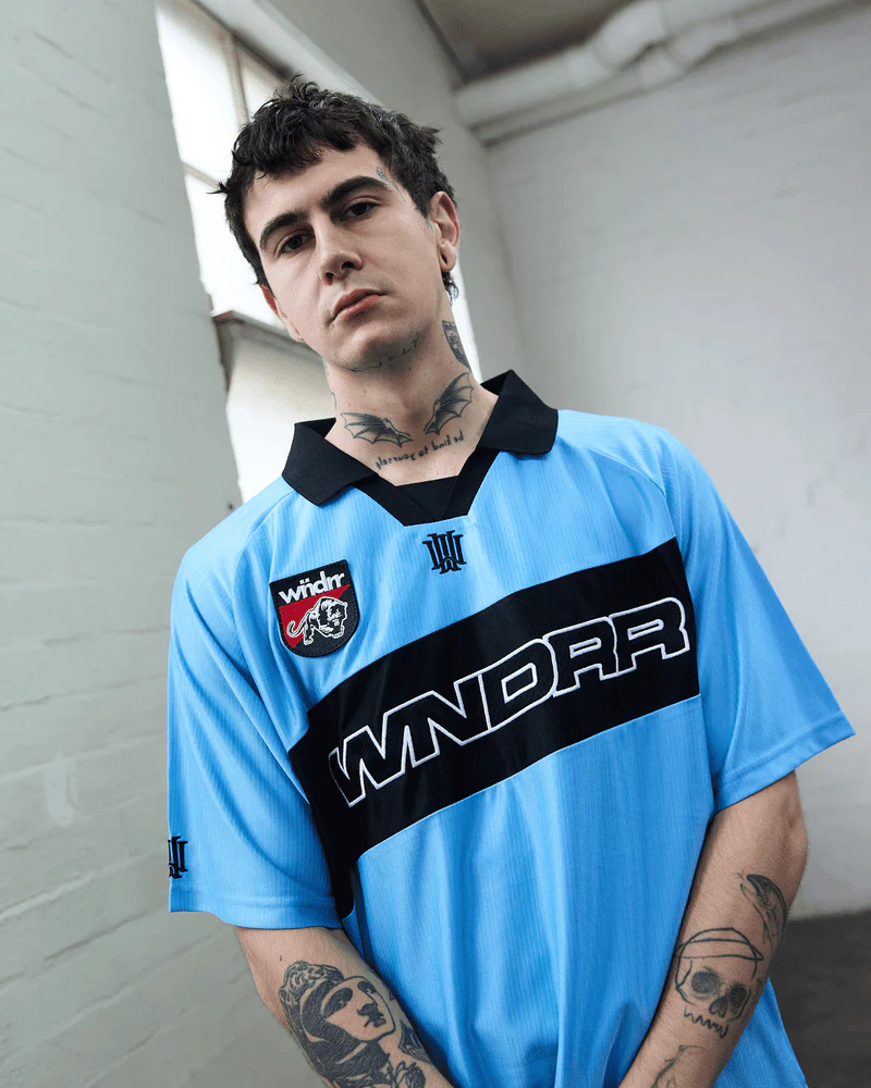 WNDRR Incline Football Jersey - Blue/Black - Image 2