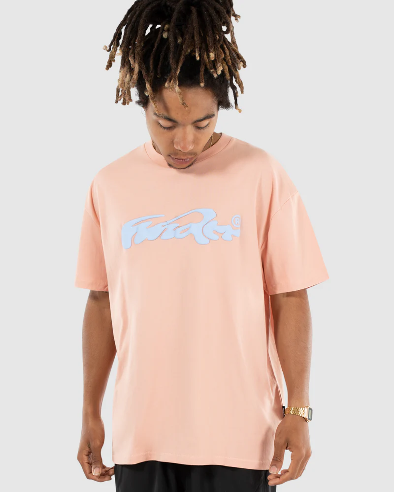 WNDRR INFLUX BOX FIT TEE - PEACH - Image 2