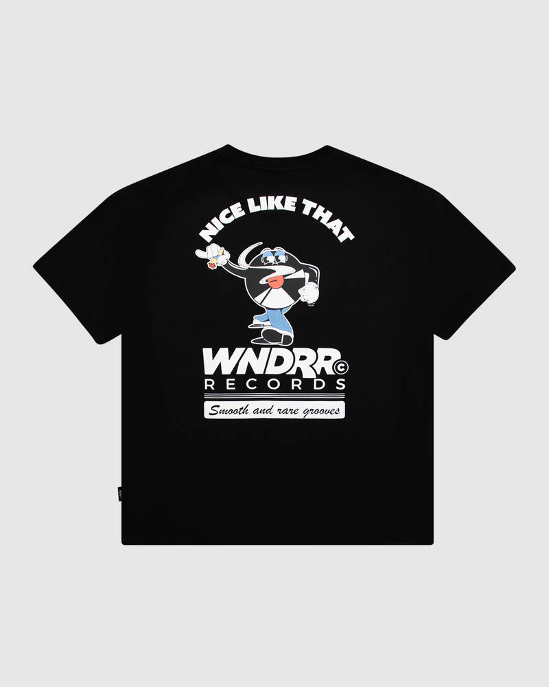 WNDRR LIKE THAT BOX FIT TEE - Black