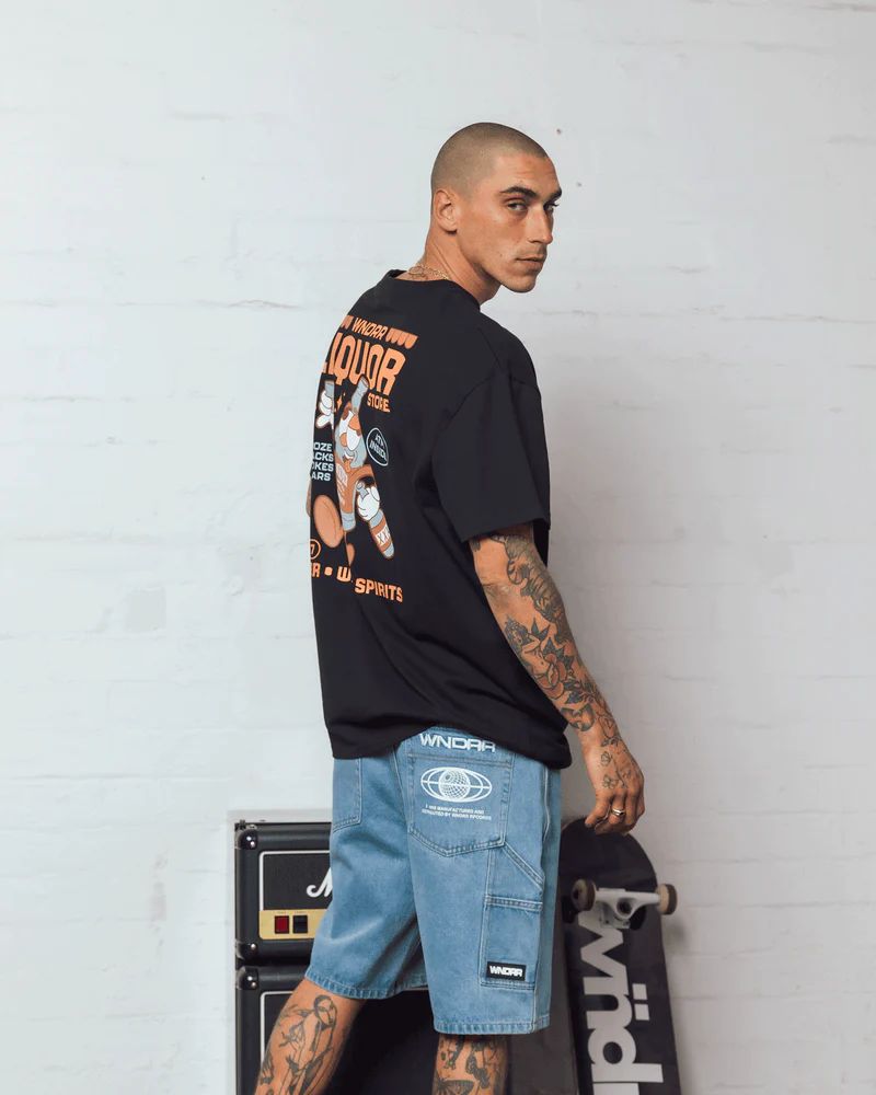 WNDRR Liquor Box Fit Tee - Black - Image 4
