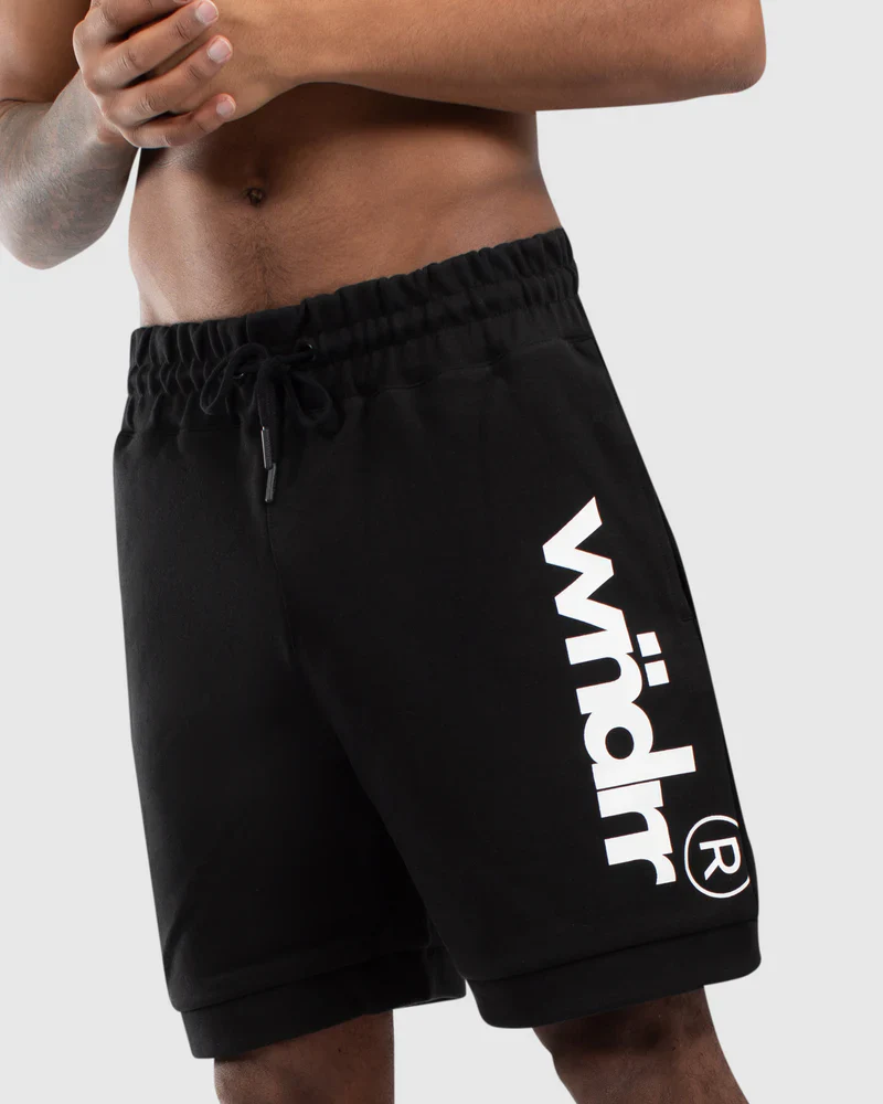 WNDRR OFFCUT TECH TRACKSHORT - Black - Image 2