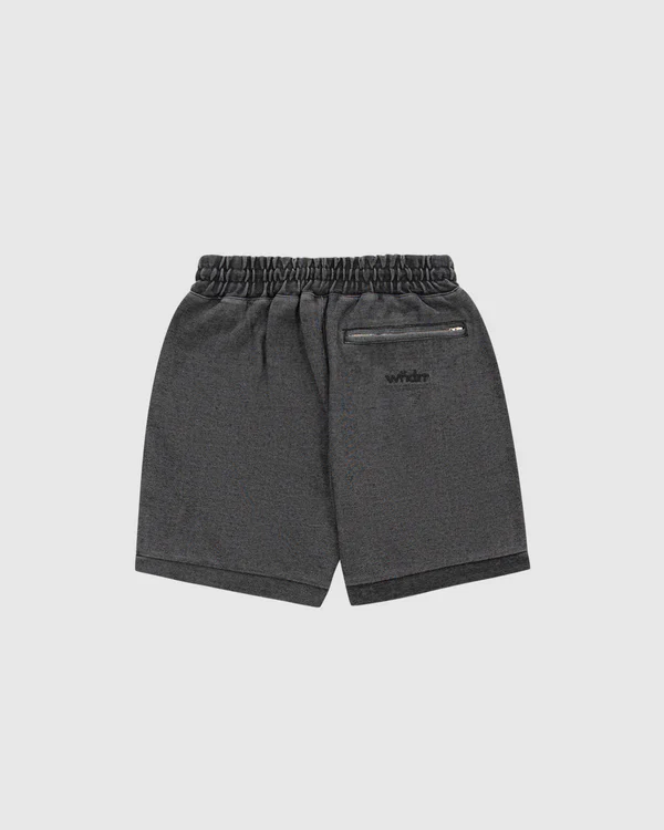 WNDRR OFFCUT TECH TRACKSHORT - Washed Black - Image 5