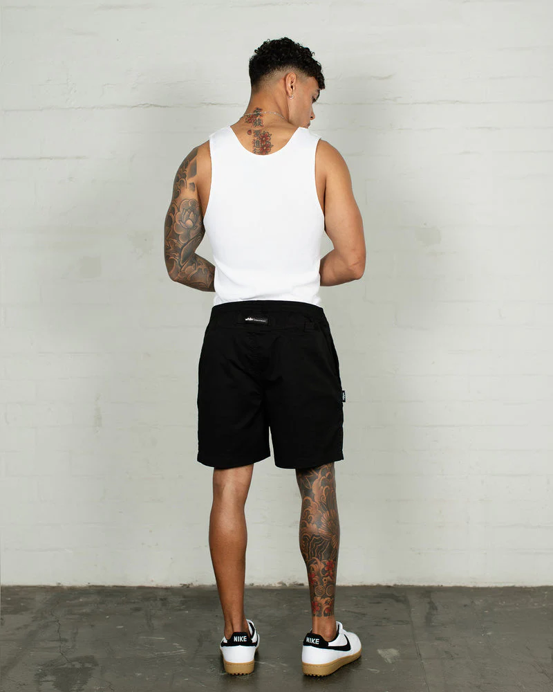 WNDRR OFFEND BEACH SHORT - Black - Image 2