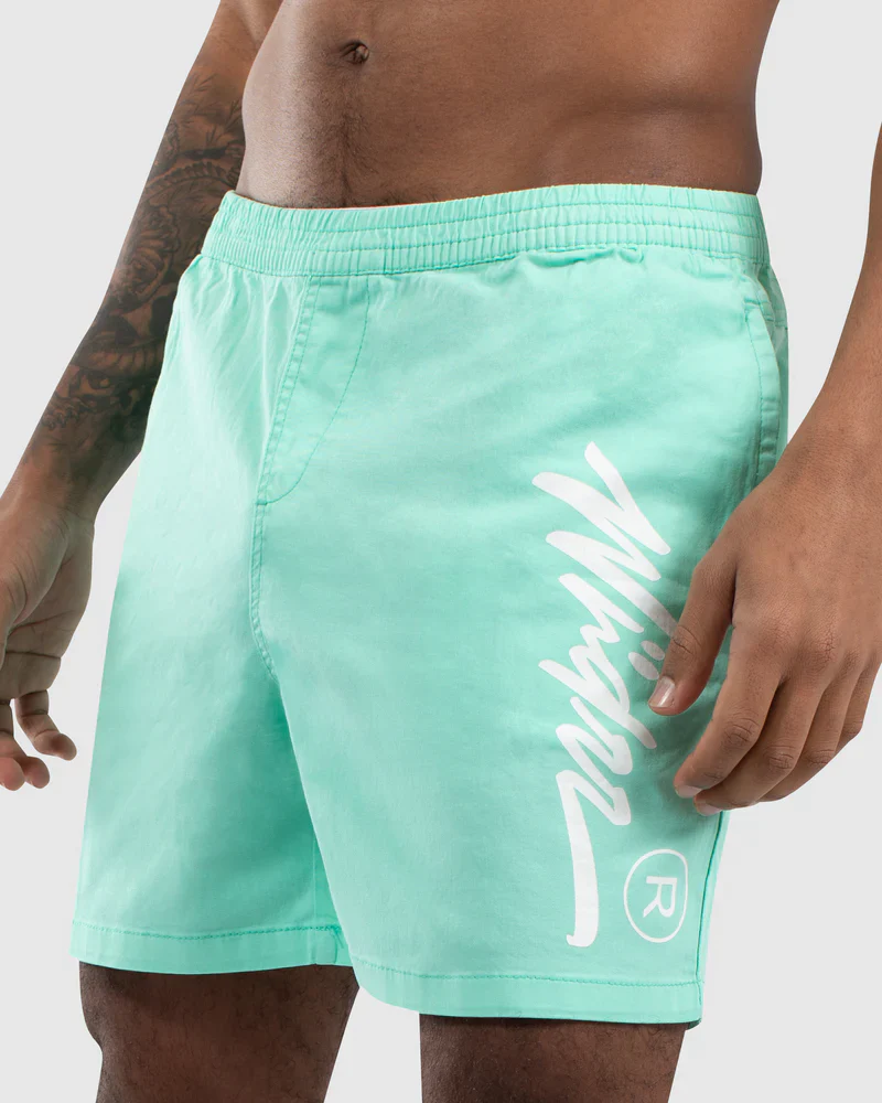 WNDRR OFFEND BEACH SHORT - Mint - Image 2