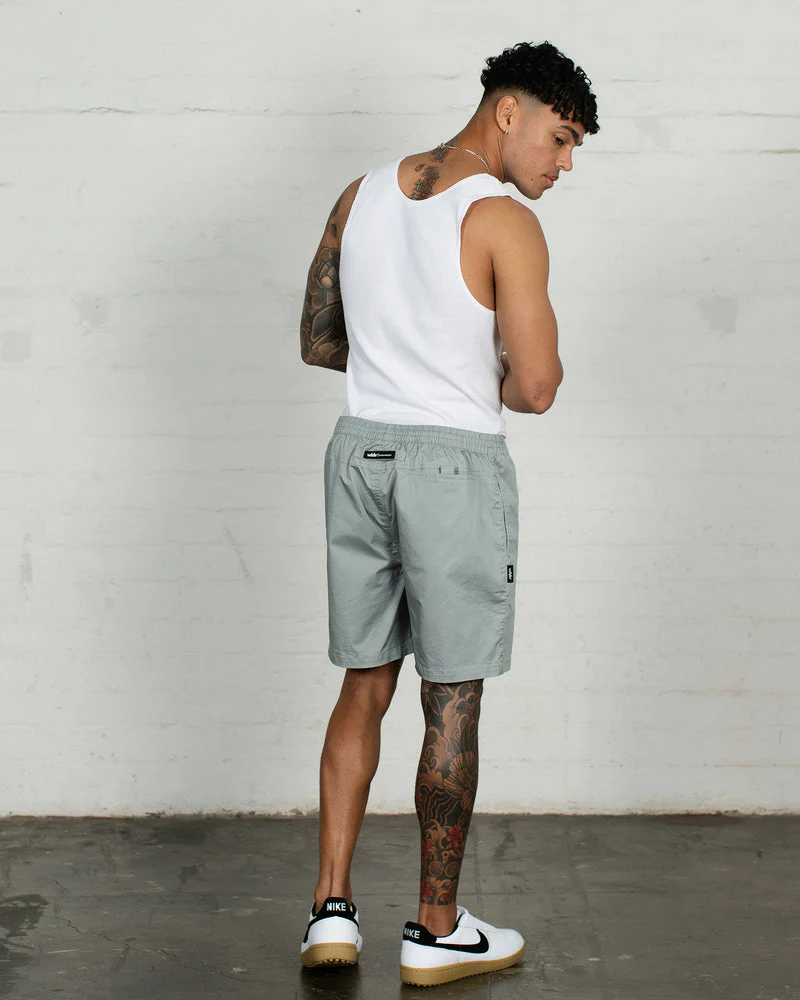WNDRR OFFEND BEACH SHORT - Cement Grey - Image 2
