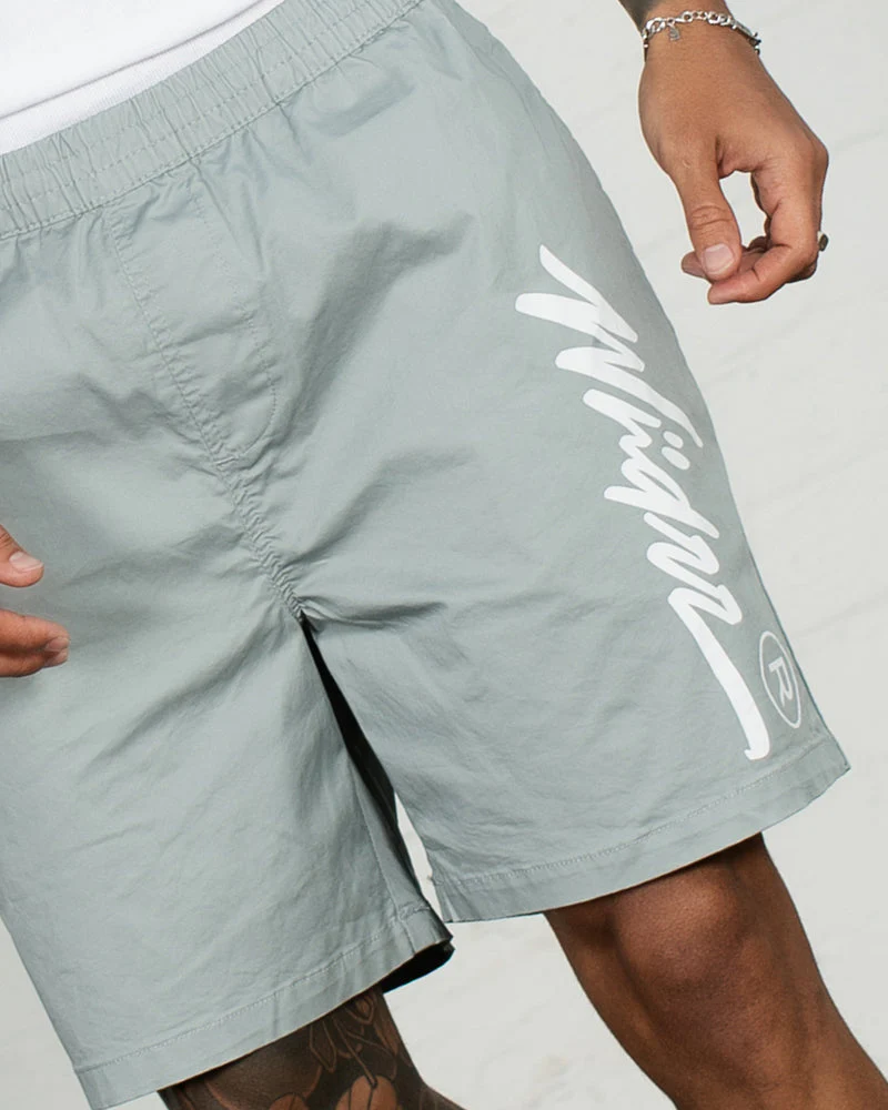 WNDRR OFFEND BEACH SHORT - Cement Grey - Image 5