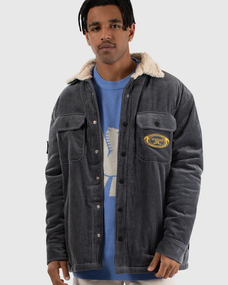 WNDRR Onua Overshirt - Grey - Image 3