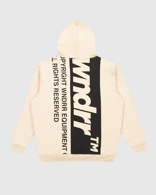 WNDRR OUTLASH HOOD SWEAT - TAN - Image 6