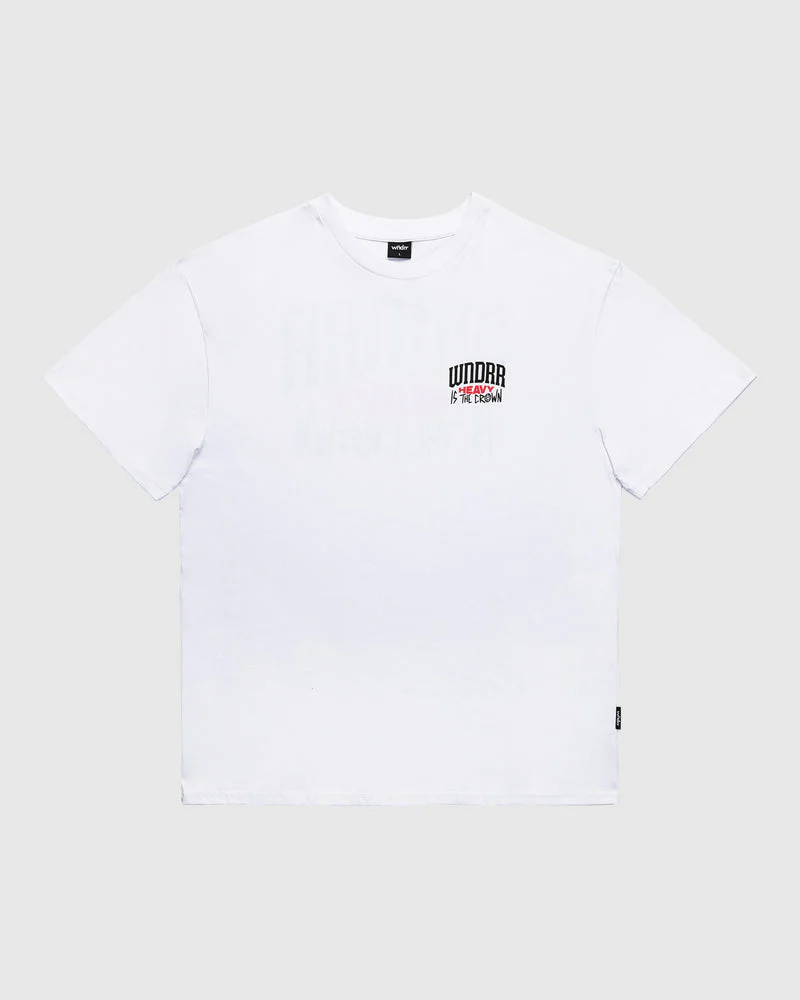 WNDRR Pledge Box Fit Tee - White. - Image 3