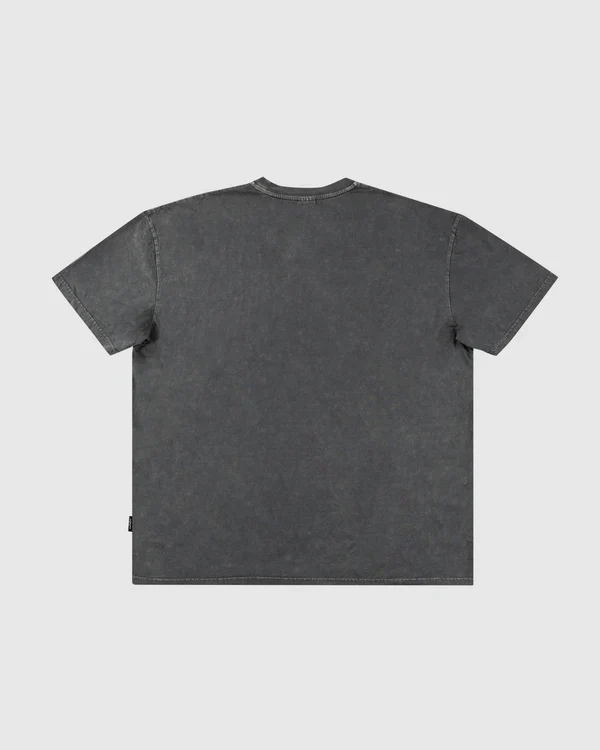 wndrr PUREBREED VINTAGE FIT TEE - Washed Grey - Image 3